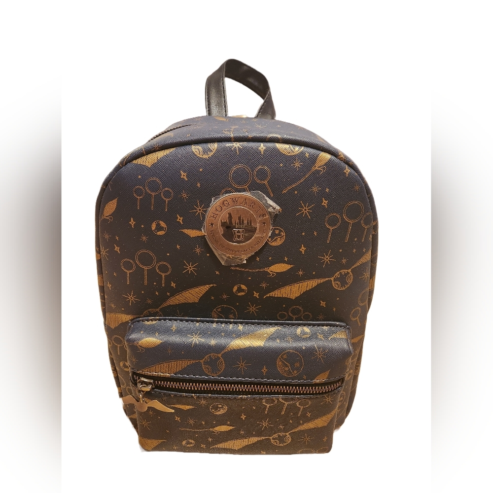 Harry Potter Blue Snitch Stars Backpack - Picture 1 of 8